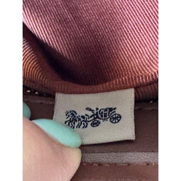 Coach Peanuts Snoopy Woodstock Mini Satchel Crossbody Signature Canvas Bag - Picture 10 of 13